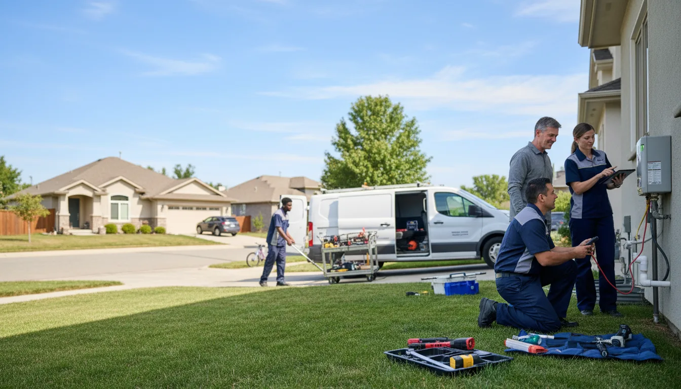 Tankless water heater service in Sealy, TX